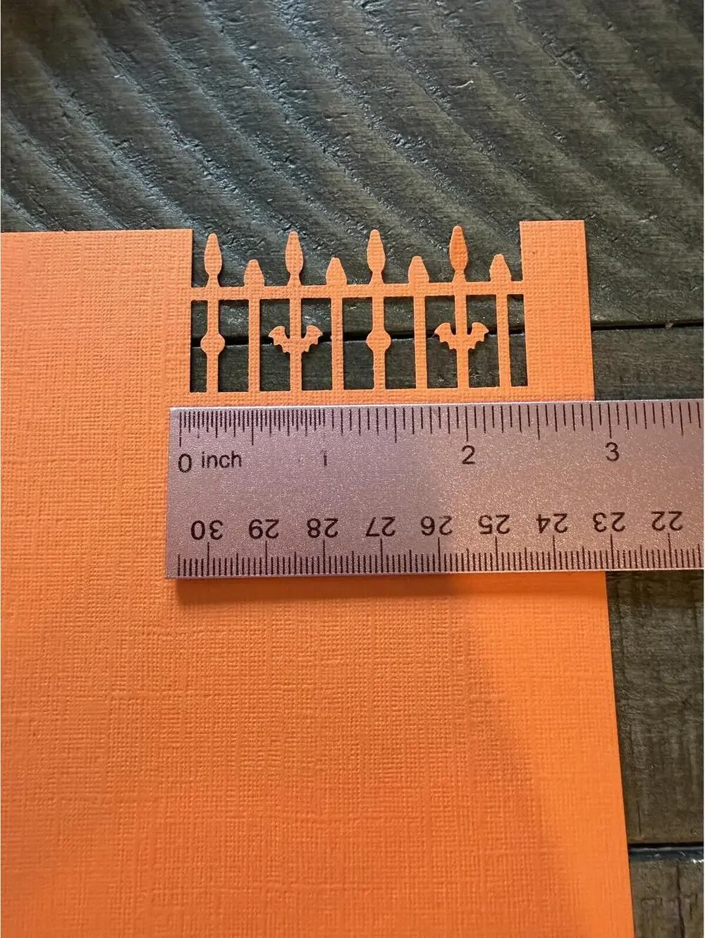 Martha Stewart Halloween Bat Fence Border Shape Punch